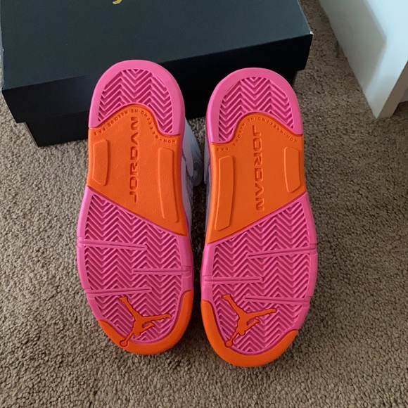 Jordan 5 Retro---Pinksicle-Safety Orange 13C - Picture 5 of 7